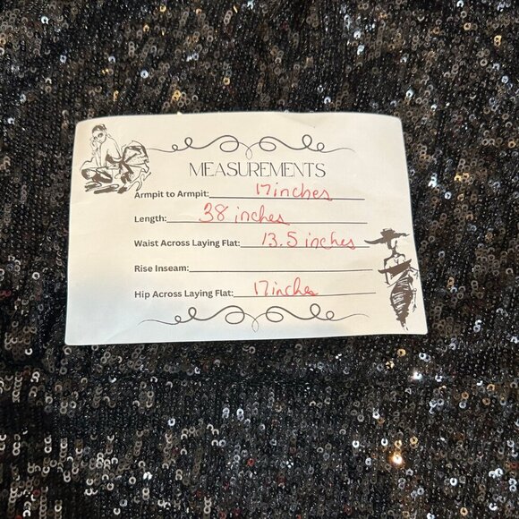 Express Sequin Midi Dress  Sleek Fit, Black, Sequins,‎ Mock Neck, Asymmetrical - Picture 9 of 9